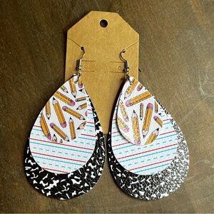 Earrings | Teacher Notebook Earrings | Dangle Earrings